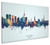 Tallinn Estonia Skyline Cityscape Box Canvas