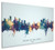 Palma de Mallorca Spain Skyline Cityscape Box Canvas