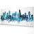 Los Angeles California Skyline Cityscape PANORAMIC Box Canvas