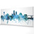 Knoxville Tennessee Skyline Cityscape PANORAMIC Box Canvas