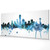 Dallas Texas Skyline Cityscape PANORAMIC Box Canvas