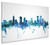 Denver Colorado Skyline Cityscape Box Canvas