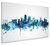 Kansas City Missouri Skyline Cityscape Box Canvas