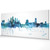 Tampa Florida Skyline Cityscape PANORAMIC Box Canvas