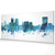 Wichita Kansas Skyline Cityscape PANORAMIC Box Canvas Wichita Kansas Skyline Cityscape PANORAMIC Box Canvas