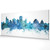 Jackson Mississippi Skyline Cityscape PANORAMIC Box Canvas