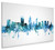 Perth Australia Skyline Cityscape Box Canvas