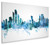 Abu Dhabi United Arab Emirates Skyline Cityscape Box Canvas