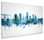 Plymouth England Skyline Cityscape Box Canvas