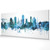 Plymouth England Skyline Cityscape PANORAMIC Box Canvas