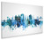 Charleston South Carolina Skyline Cityscape Box Canvas