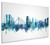 Riga Latvia Skyline Cityscape Box Canvas