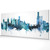 Melbourne Australia Skyline Cityscape PANORAMIC Box Canvas