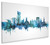 Wolverhampton England Skyline Cityscape Box Canvas