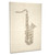 Saxophone Box Canvas