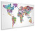 World Map Box Canvas