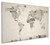 World Map Box Canvas