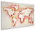 World Map Box Canvas