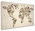 World Map Box Canvas