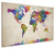 World Map Box Canvas
