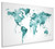 World Map Box Canvas