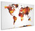 World Map Box Canvas