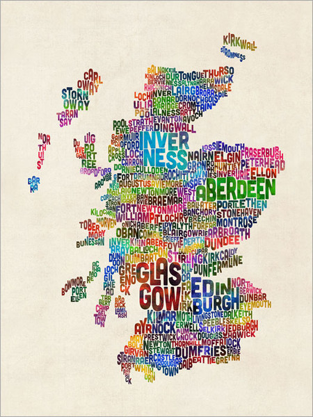 Scotland Poster Art Print