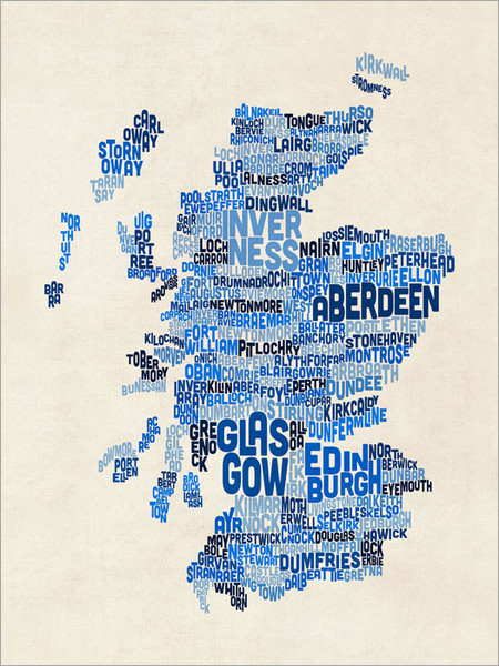 Scotland Poster Art Print