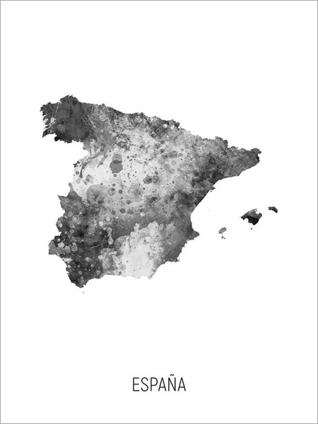 España Map Poster