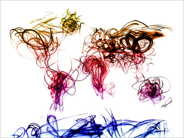 World Map Poster Art Print World Map Poster Art Print