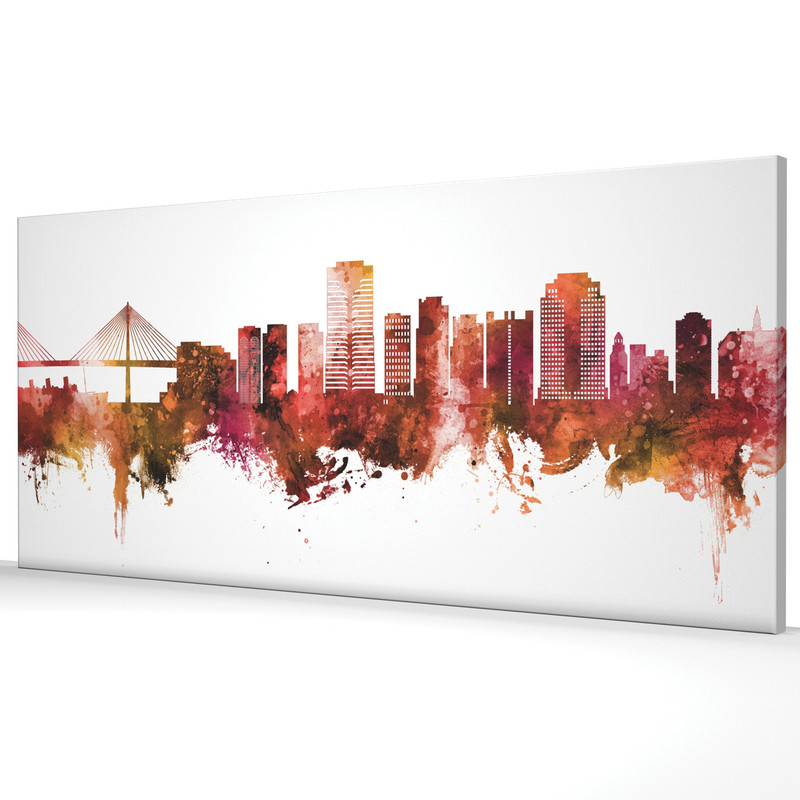 Long Beach California Skyline #16485 - artPause
