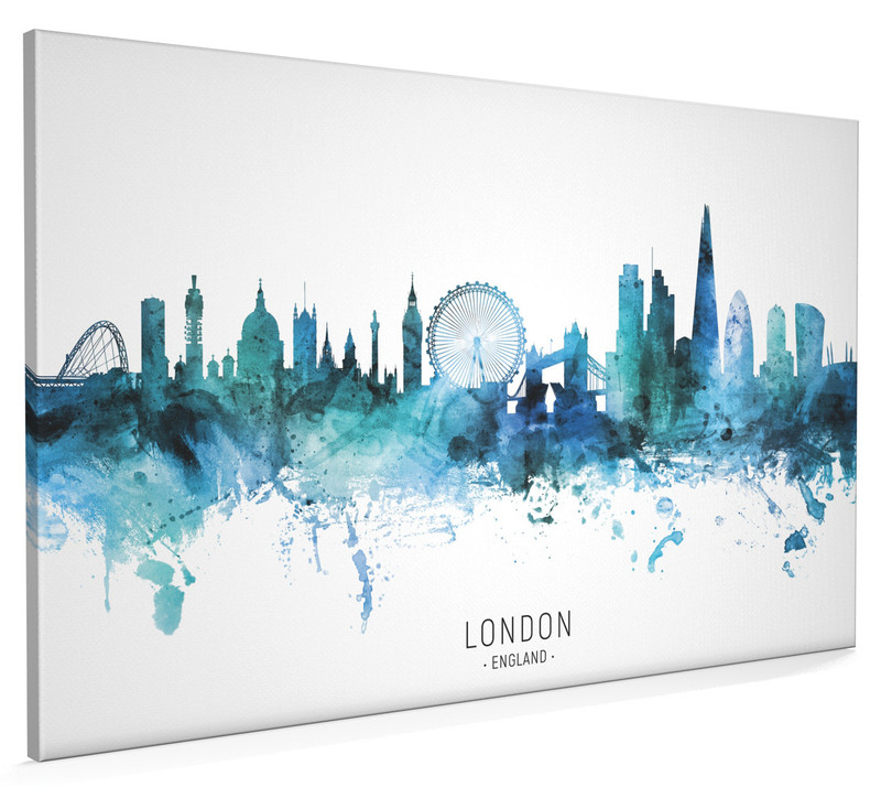 iPhone・スマホケース Society6 London Skyline Watercolor by ArtPause London England Skyline #20527 - artPause
