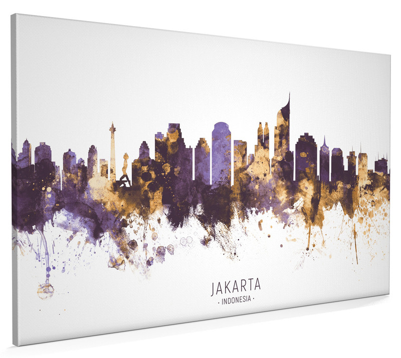 Jakarta Skyline Indonesia 11922 Artpause