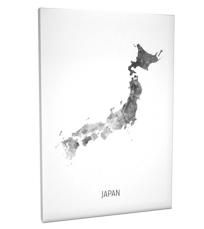 Japan Watercolour Map #11322 - artPause