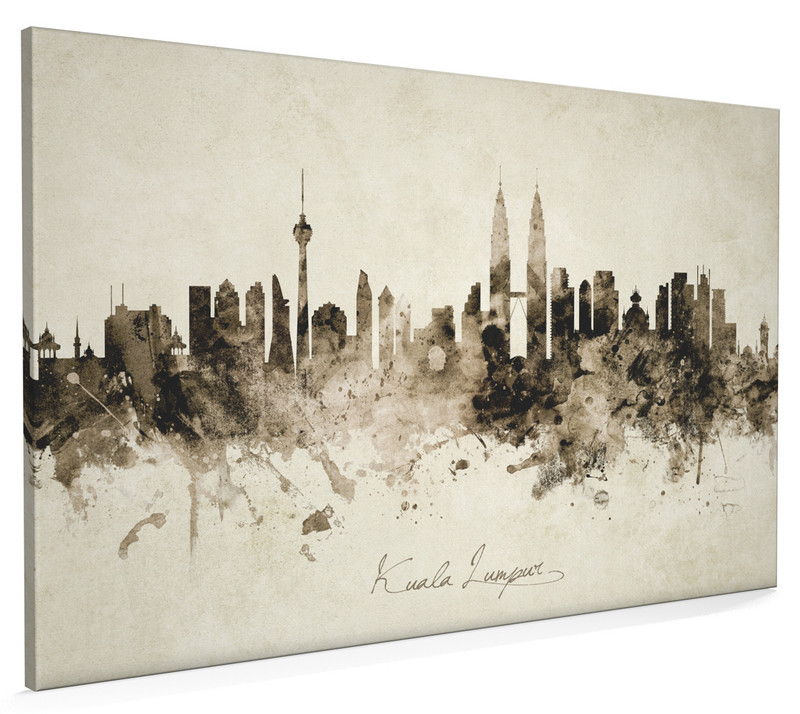 Kuala Lumpur Malaysia Skyline #9074 - artPause