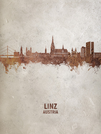 Linz Austria Skyline #23590 - artPause