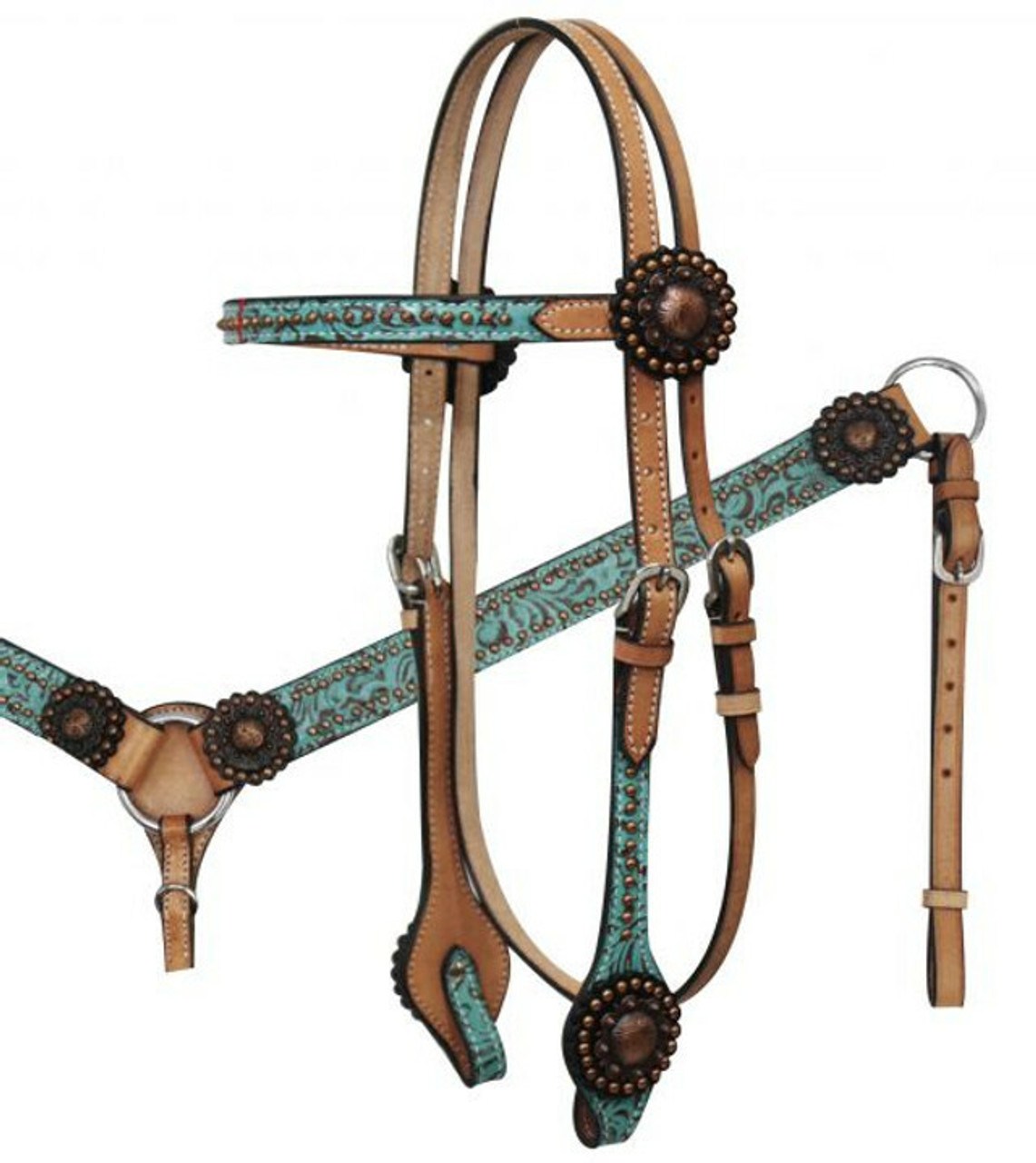 Smart Hook/ Firm Grip Headstall and Breastcollar Set