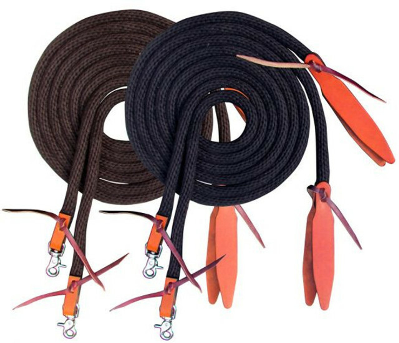 Nylon/Cotton Split Reins