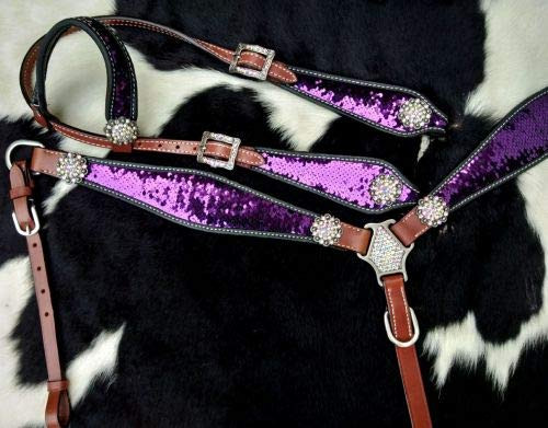 Set De Tête à Cheval Orlov Hill – Bride Une Oreille Et Collier Clouté – Neuf