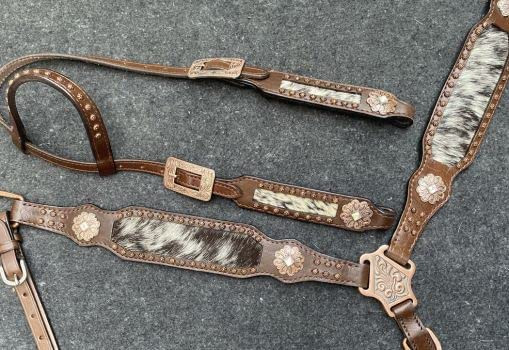 Showman™  Headstall and brest collar set. main image 1