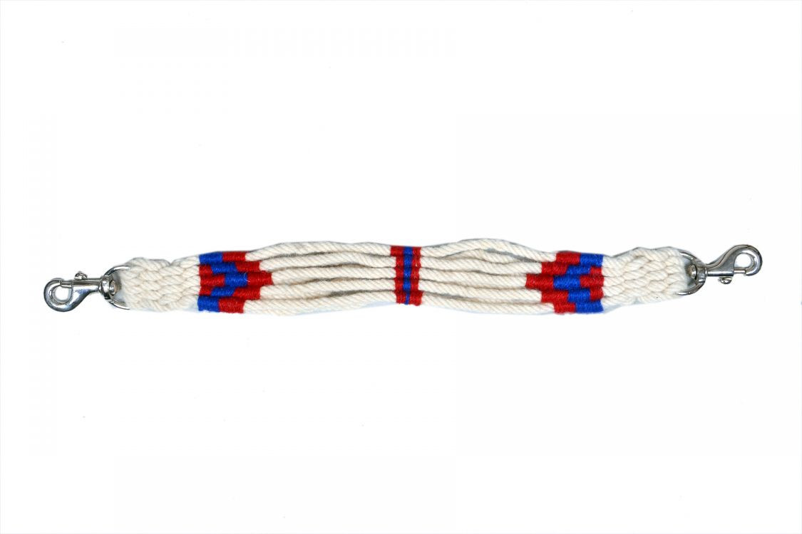 Showman ® Hand painted 3D flower wither strap with beaded center. main image 1