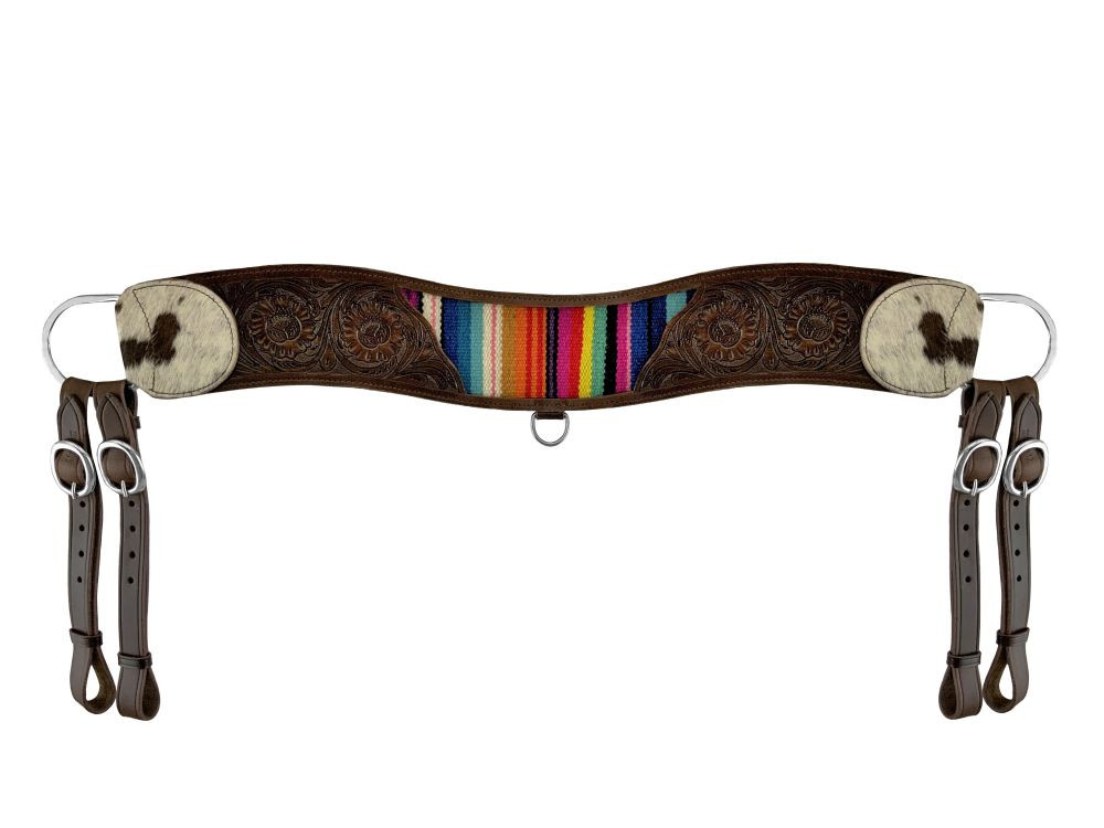 Showman ® Floral tooled tripping collar. main image 1