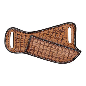 Showman Waffle & Dot Tooled Knife Sheath