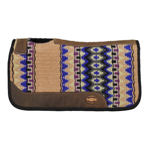 Klassy Cowgirl 28" x 30" Desert Blue Saddle Pad w/ Felt Bottom