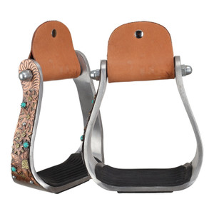 Showman Canyon Bloom Aluminum Stirrups