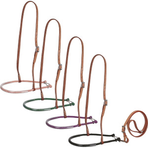 Showman Leather Tie Down w/ Lariat Noseband