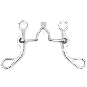 Showman Curved Shank Bit w/ Cathedral Spade Port