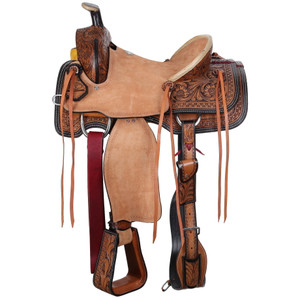 Double T Ranchland Rose Roper Style Saddle - 15 Inch
