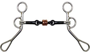 Showman Stainless Steel Training Bit w/ Copper Roller Showman Stainless Steel Training Bit w/ Copper Roller