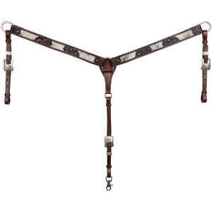 Showman Nightshade Hide Argentina Cow Leather Breast Collar